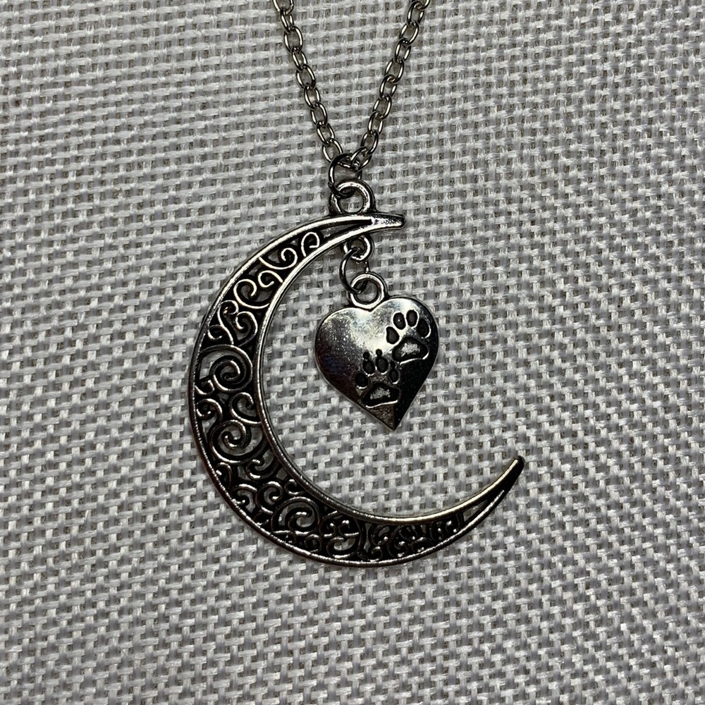 Love You To The Moon Necklace for Pet Lovers